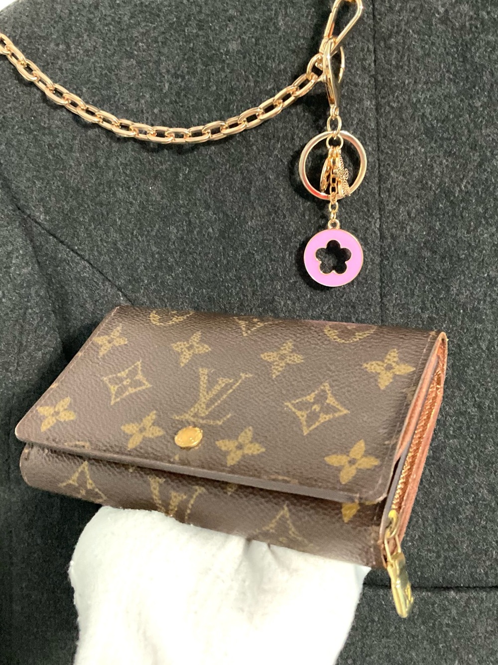 ✅AUTHENTIC LV COMPACT WALLET LOUIS VUITTON MONOGRAM - Picture 3 of 12